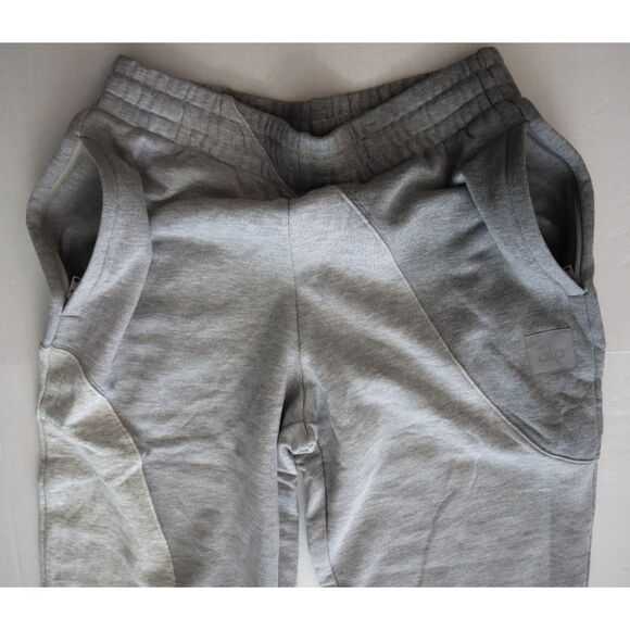 ALO Yoga U5018R Men's Sz M Women's Sz L Heather Gray Make Waves Sweatpants - Picture 7 of 16